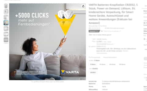 Produktbilder optimieren: Beispiel VARTA Produktbilder optimieren: Beispiel VARTA