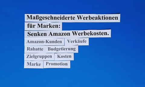 Maßgeschneiderte Werbeaktionen für Marken: Amazon Brand Tailored Promotions